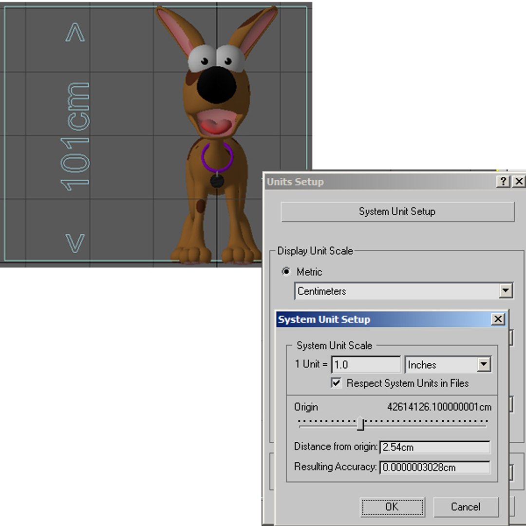 3d model rigged cartoon dog animation