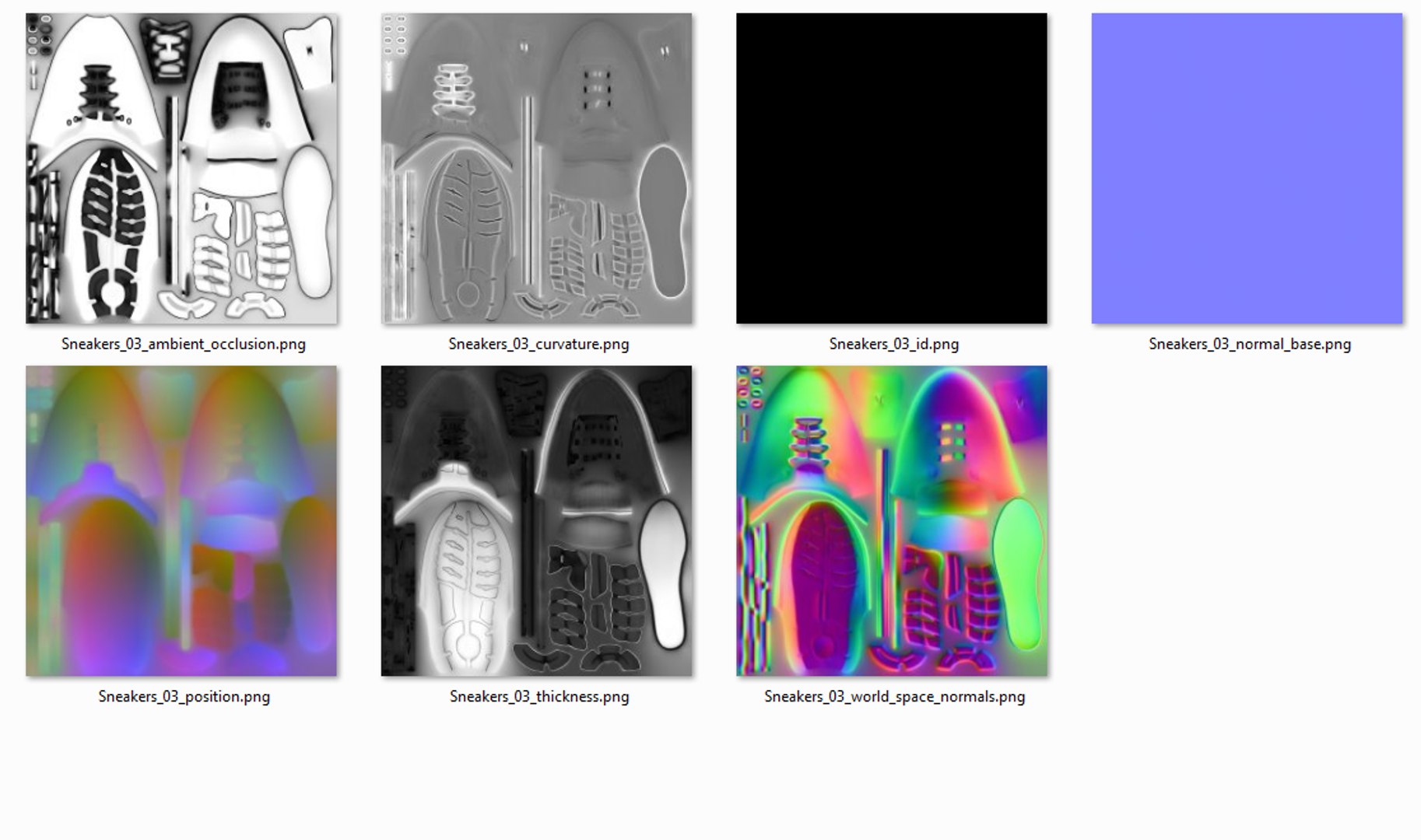 3D realistic sneakers 03 model https://p.turbosquid.com/ts-thumb/yl/quuTej/QqnkOvIw/maps_01/png/1582541257/1920x1080/fit_q87/8e50b6979cb555cd136a68e19fbd4296fbf93b32/maps_01.jpg