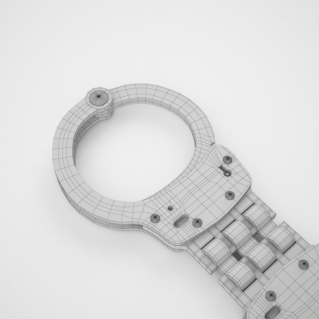 3D Handcuffs Model - TurboSquid 1211225