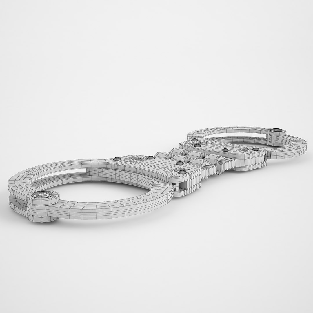 3D Handcuffs Model - TurboSquid 1211225