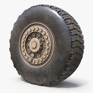 Camouflage Military Truck Wheel