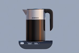 electric kettle kitchen appliance 3D model