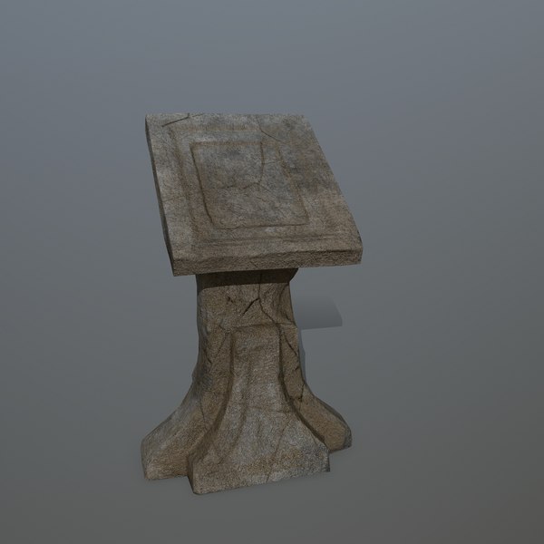 3D lectern model - TurboSquid 1662042