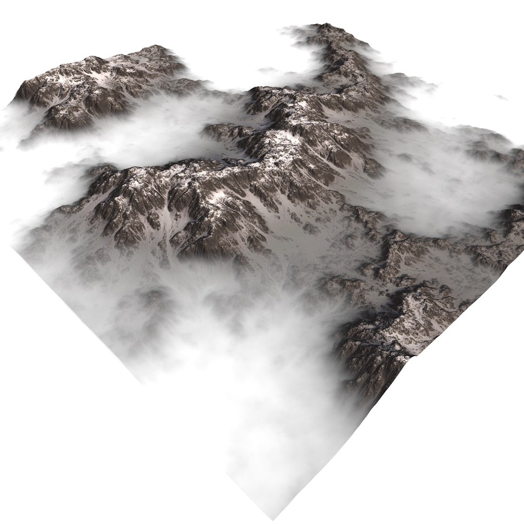 Snowy Valley 3D Model - TurboSquid 1293945