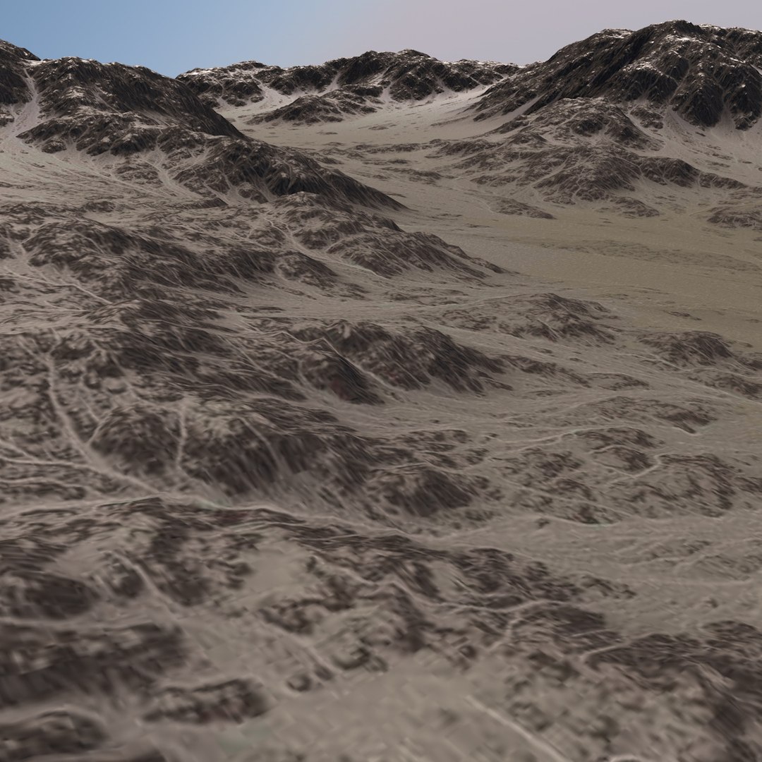 Snowy Valley 3D Model - TurboSquid 1293945
