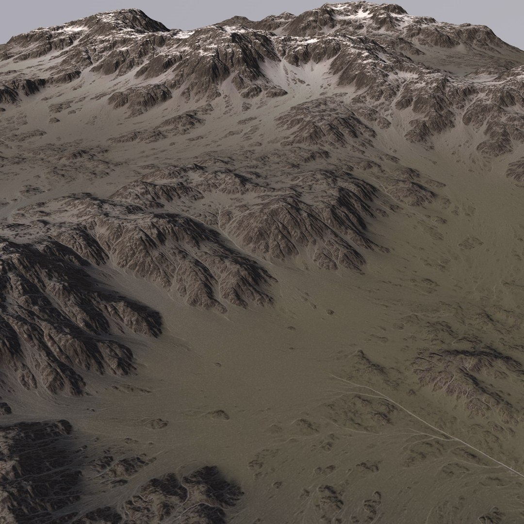 Snowy Valley 3D Model - TurboSquid 1293945