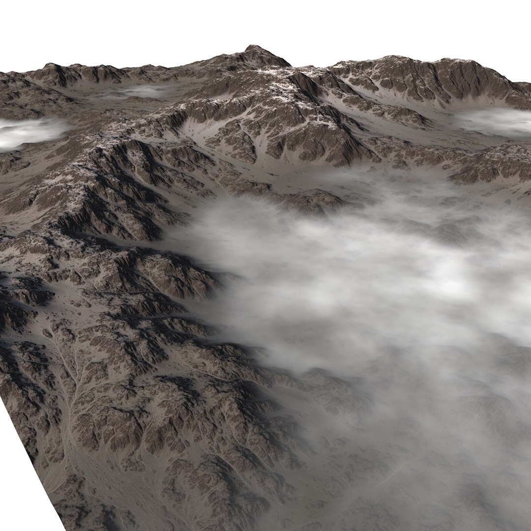 Snowy Valley 3D Model - TurboSquid 1293945