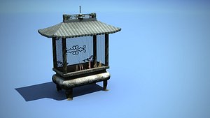 Chinese Temple Incense Burner