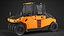 rigged road compactors 2 3D model