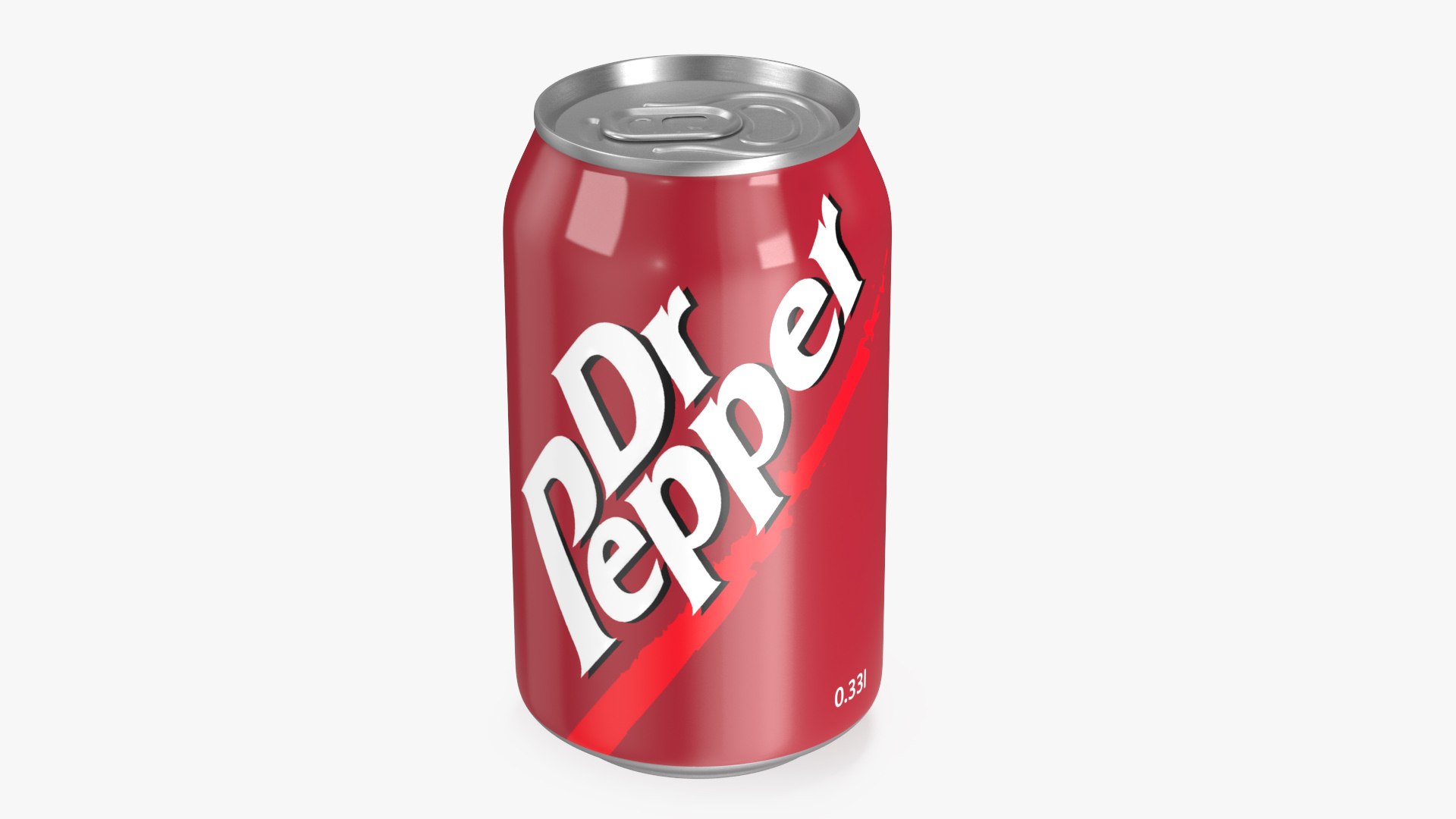 Refreshing Carbonated Drink Dr Pepper 033l 3D model preview