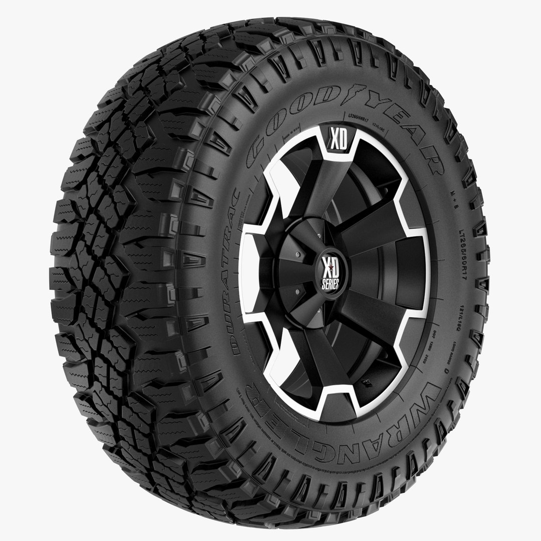 road wrangler xd rim wheel 3d max