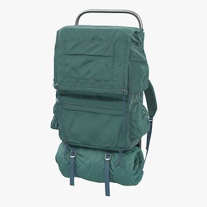 camping backpack 3d model
