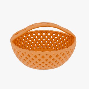 Low Poly Woven Basket