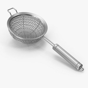 Steel Kitchen Sieve 3D model