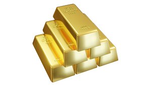 3D model GOLD BAR 999 PURE GOLD BAR
