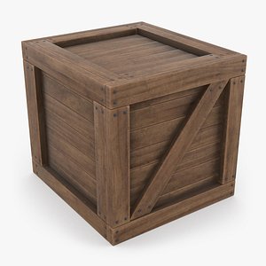 Wooden Crate 03 3D model