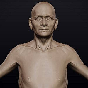 Old Man - Hyper-real anatomy