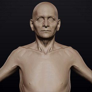 Old Man - Hyper-real anatomy