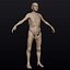 3d model hyper-real old man anatomy