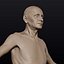 3d model hyper-real old man anatomy