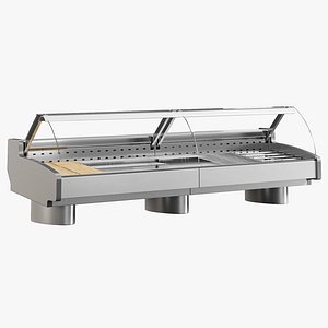 supermarket freezer tecto 6 3D model