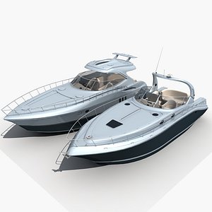 yacht boat ship 3D