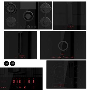 Cooktops with extractor Elica NikolaTesla 3D