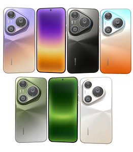 Huawei Pura 90 Pro Max All Colors 3D model