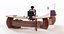 Office Desk with Chair & Props 4