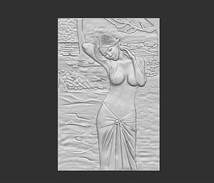 3D cnc carving model