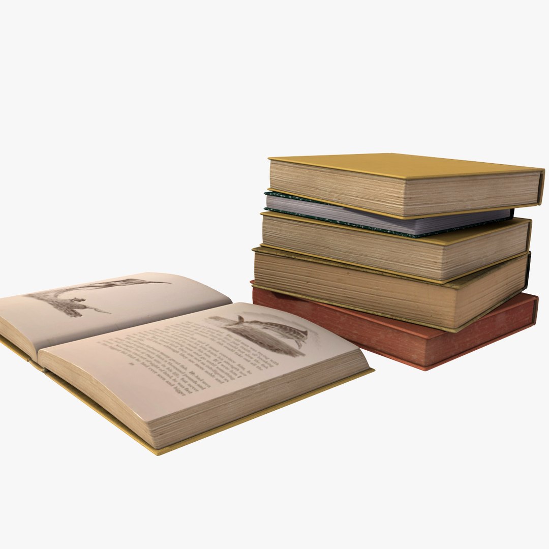 3D model set old books https://p.turbosquid.com/ts-thumb/ym/Pu6AZY/Uo7tlEXm/books_8/jpg/1495030429/1920x1080/fit_q87/e7dc18eaa4a92986d2e8a26d3f962c14f95e0109/books_8.jpg
