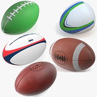 Rugby Balls Collection 4