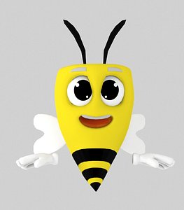 3D cartoon bee