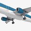 3D model airlines ready airplane