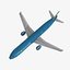3D model airlines ready airplane