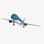 3D model airlines ready airplane