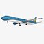 3D model airlines ready airplane