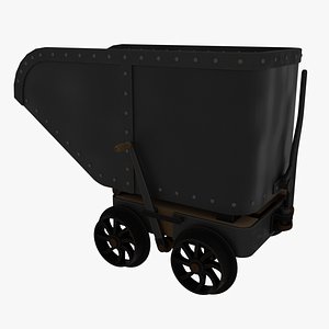 3D Mining cart model