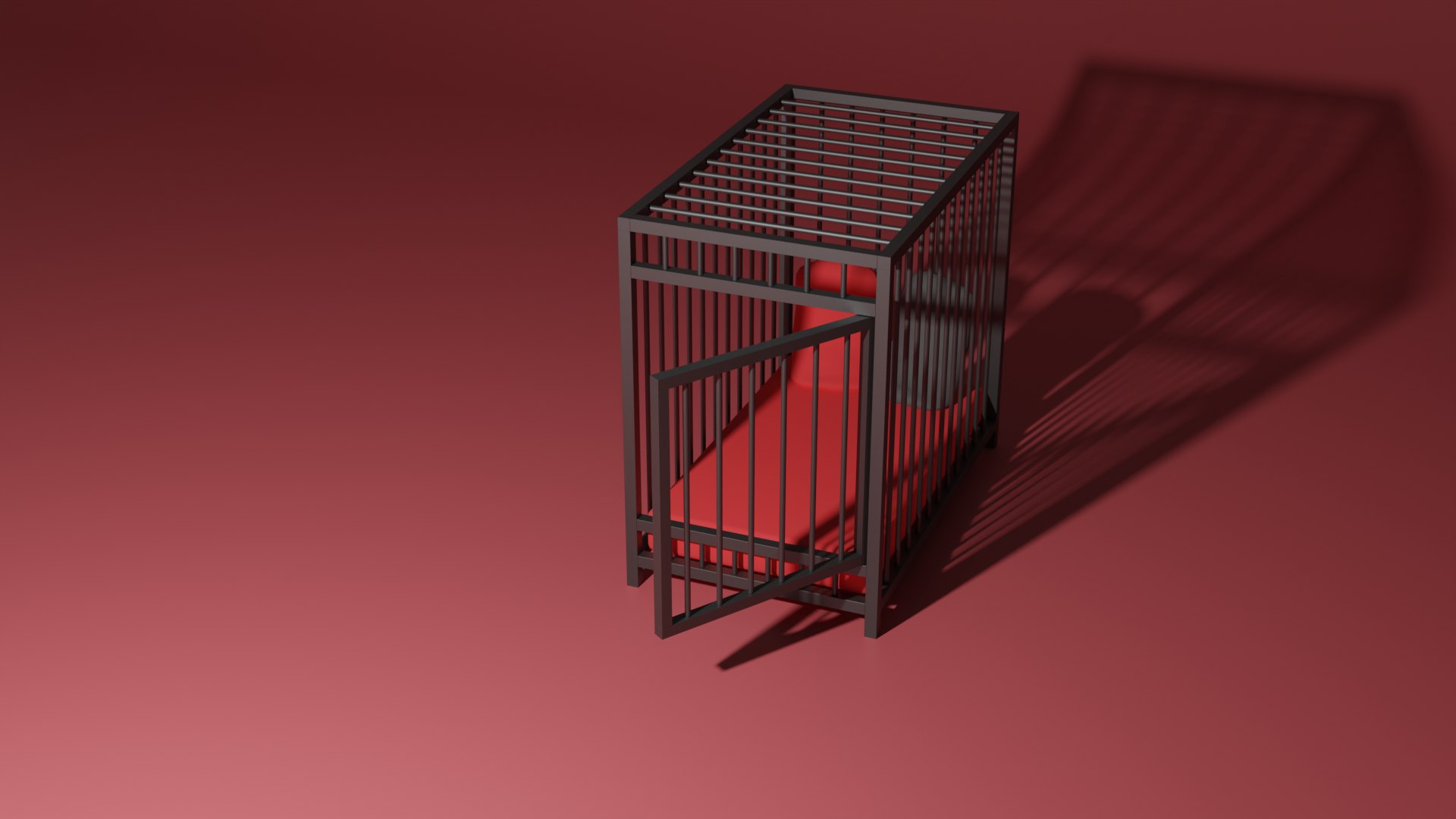 Cage Bed 3D Model - TurboSquid 1877465