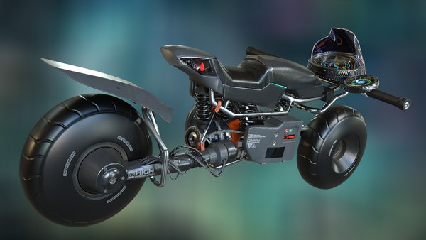 Futuristic Bike 3D model - TurboSquid 1826470