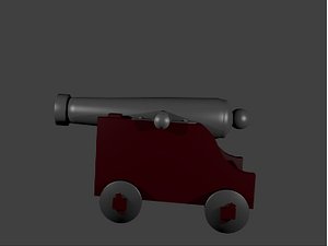 free 3ds model cannon