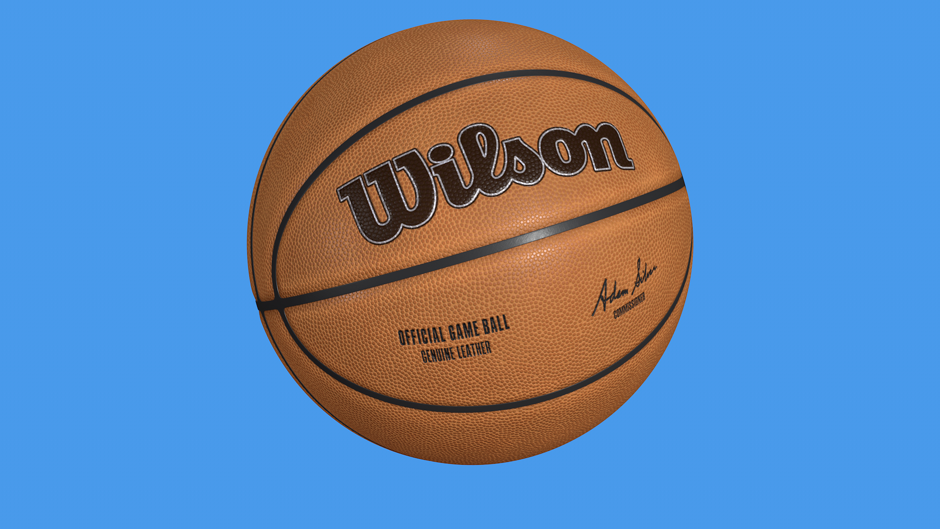 Wilson NBA Official Game Basketball in Brown