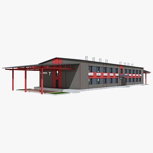 3D administrative building