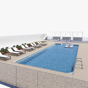 Swimming Pool 7 3D model