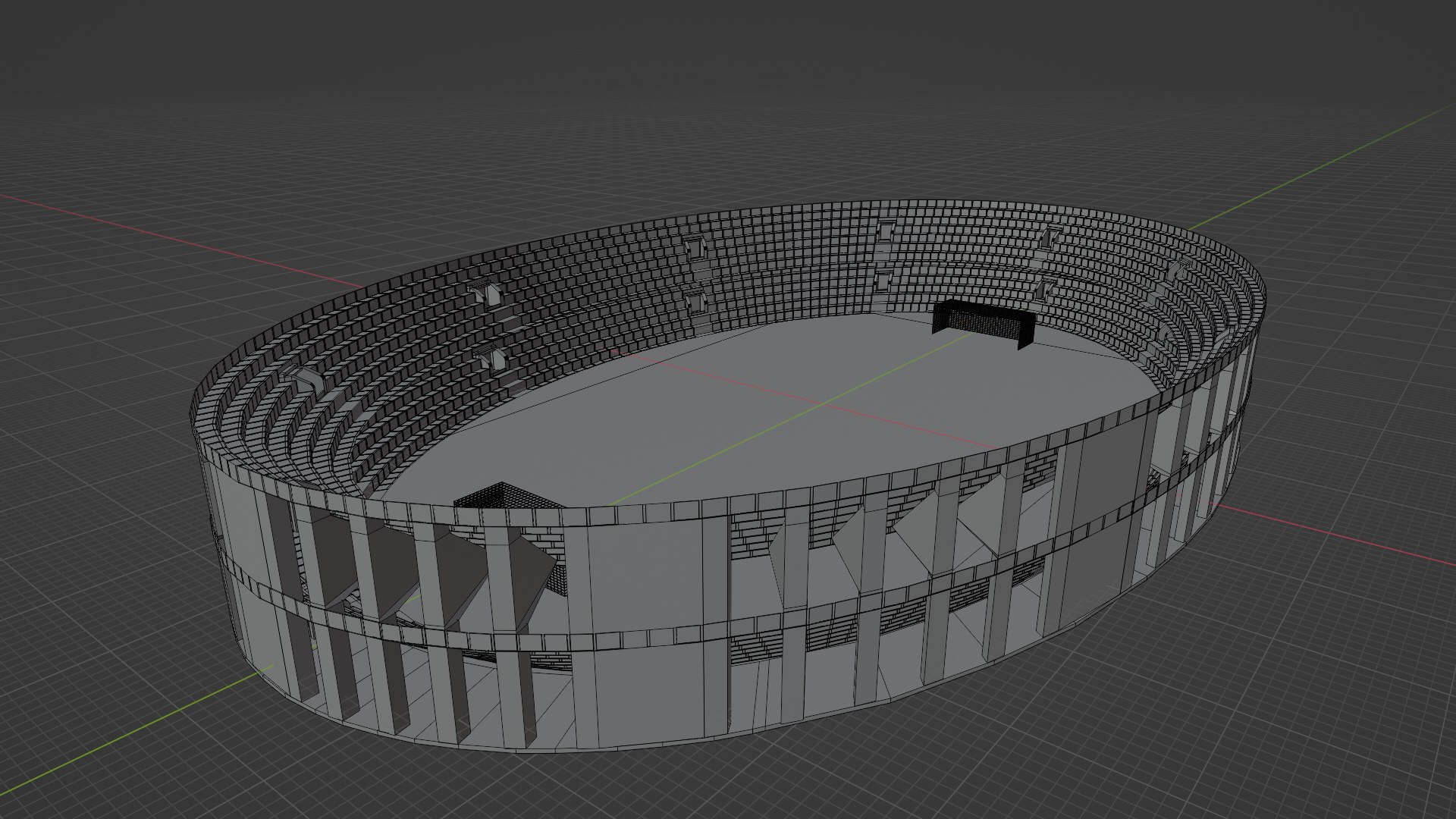 Football Stadium 3D Model - TurboSquid 2140177