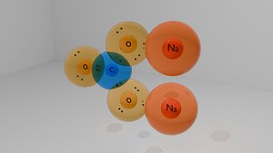 3D model Sodium Carbonate 3D Model