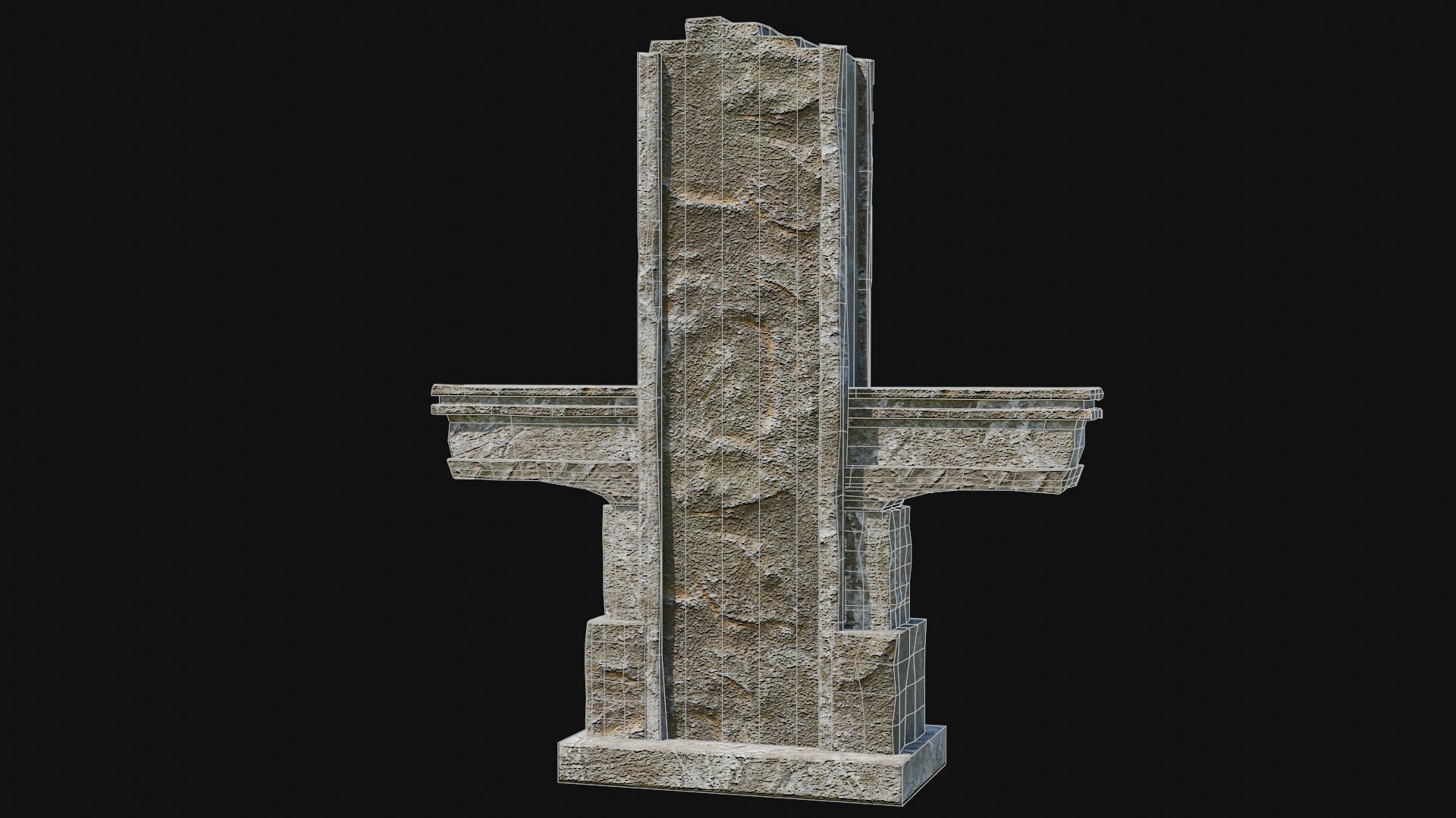 STONE MONUMENTS TOTEMS PORTAL GATE TOTEM ROCK ANCIENT COLLECTION model https://p.turbosquid.com/ts-thumb/ym/uQqwUM/3R/2_4/jpg/1727077257/1920x1080/fit_q87/0252c11ca9bd19895702347d26b3addf2219b11d/2_4.jpg