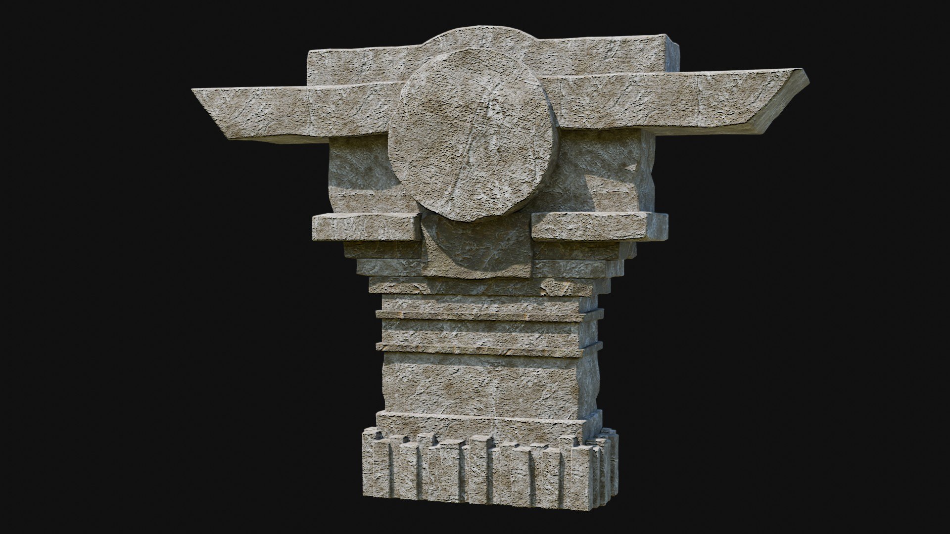 STONE MONUMENTS TOTEMS PORTAL GATE TOTEM ROCK ANCIENT COLLECTION model https://p.turbosquid.com/ts-thumb/ym/uQqwUM/5W/7_1/jpg/1727077276/1920x1080/fit_q87/e46e34ae98d211bc818dc173acaa00f573b47641/7_1.jpg