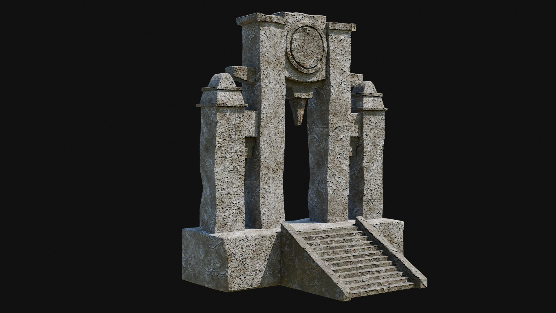 STONE MONUMENTS TOTEMS PORTAL GATE TOTEM ROCK ANCIENT COLLECTION model https://p.turbosquid.com/ts-thumb/ym/uQqwUM/8q/8_3/jpg/1727077290/1920x1080/fit_q87/4a561f7455c7bb8f24ad1d70ece48e9edf4ad13b/8_3.jpg