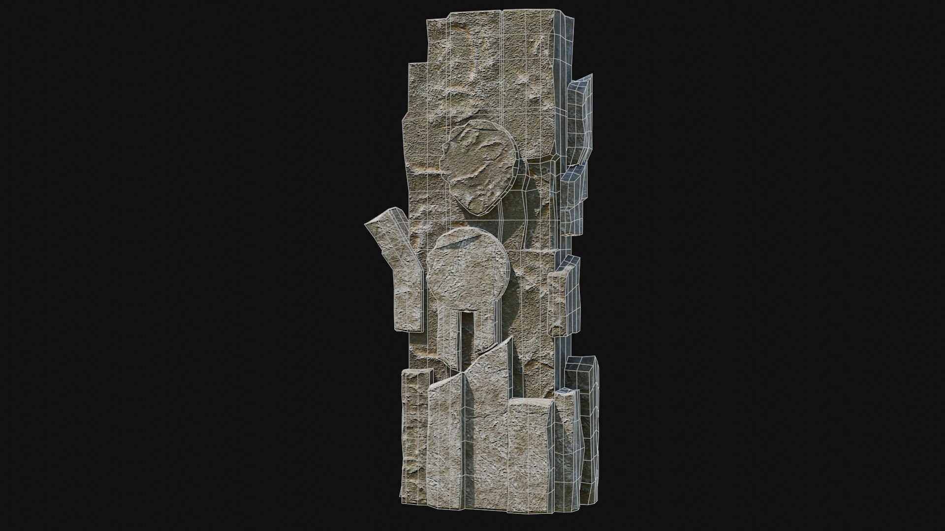 STONE MONUMENTS TOTEMS PORTAL GATE TOTEM ROCK ANCIENT COLLECTION model https://p.turbosquid.com/ts-thumb/ym/uQqwUM/Ra/1_4/jpg/1727077254/1920x1080/fit_q87/1ac4d695f9e311f773d1da15734fc0be812fc636/1_4.jpg